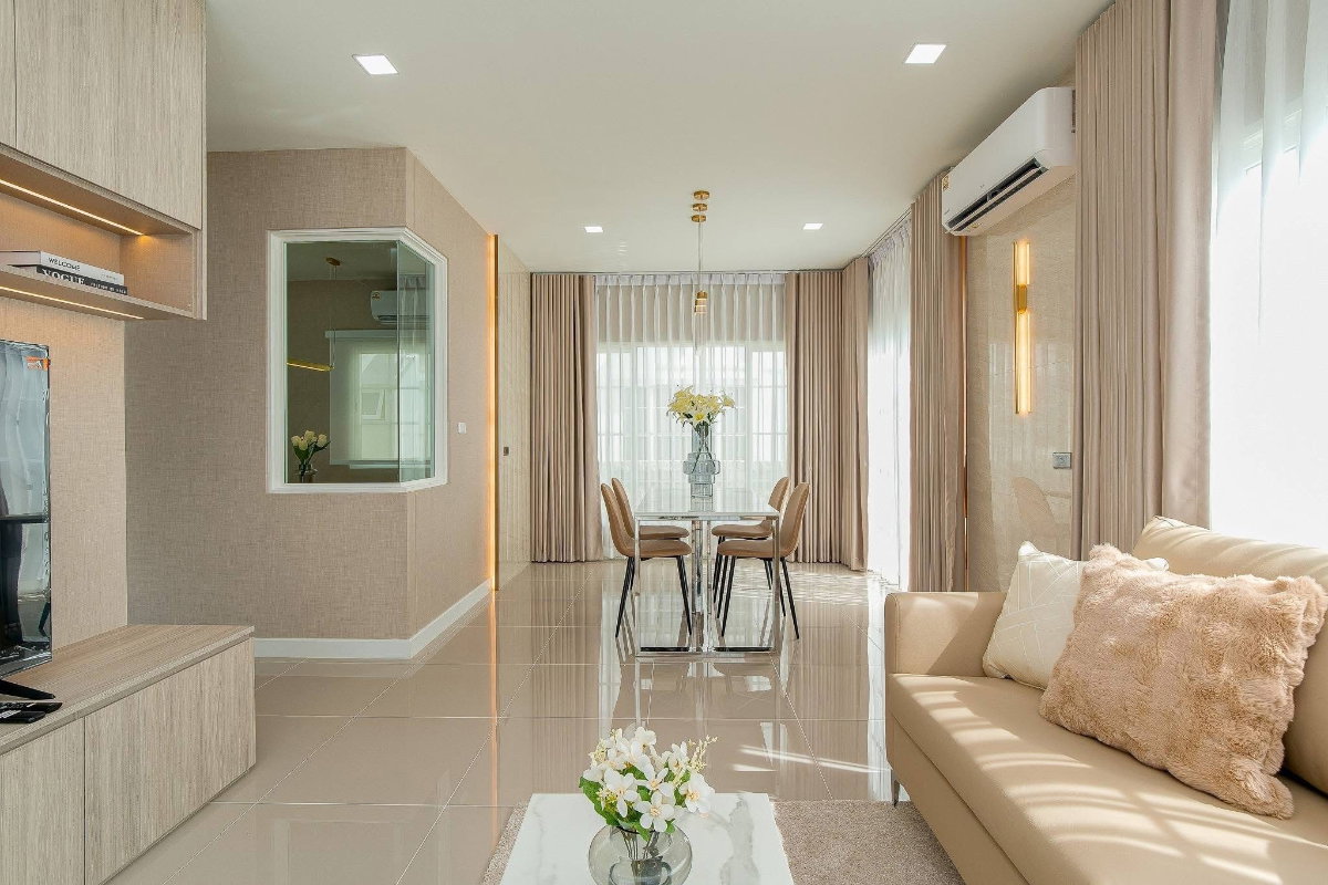 รูป 🏡ให้เช่า บ้านเดี่ยวใหม่ เพรสทีจ ฟิวเจอร์-รังสิต 140 ตรม. 40 ตร.ว. ตกแต่งสวย เสร็จพร้อมอยู่ ลากกระเป๋าเข้าอยู่ได้เลย🏡 - รูปที่ 6/11
