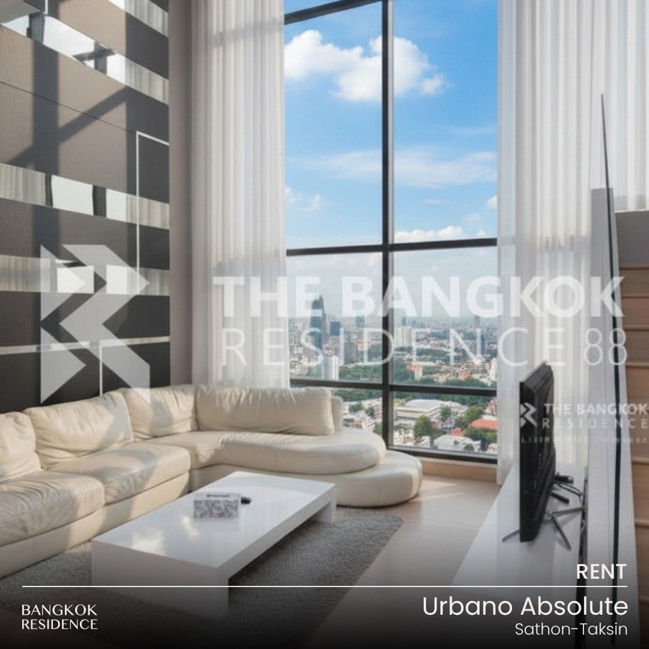 รูป เช่าคอนโด ⭐ Urbano Absolute Sathon-Taksin  3นอน 120ตร.ม. 65k 🛌🏻 ห้องสวย ใกล้ BTS กรุงธนบุรี  - รูปที่ 1/8