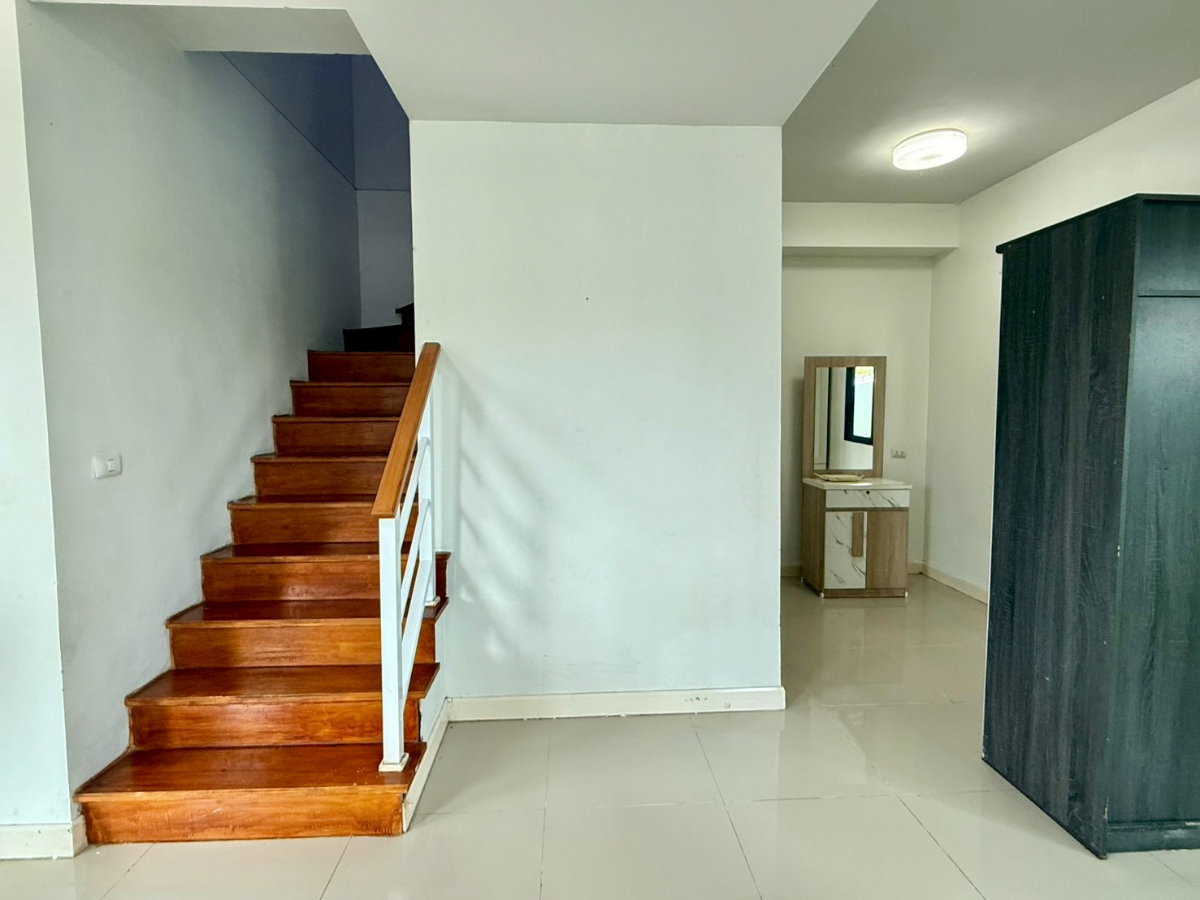 รูป 🏡 #ให้เช่าทาวน์โฮมส์2ชั้นหลังริม ปลูกต้นไม้เลี้ยงสัตว์ได้สวยสวย #โครงการเดอะคอนเนค43 วงแหวนรามอินทรา2 ราคา15,000/เดือน - รูปที่ 7/16