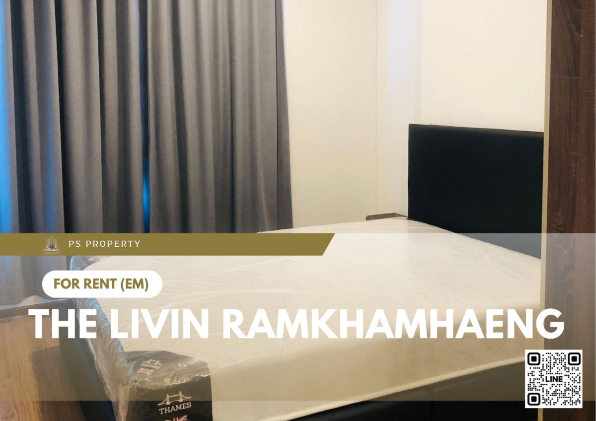 รูป ให้เช่า ✨ The Livin Ramkhamhaeng ✨ ใกล้ MRT Interchange ลำสาลี เฟอร์นิเจอร์ และ เครื่องใช้ไฟฟ้าครบ - รูปที่ 1/11
