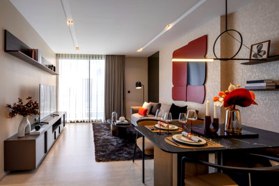 Condos for sale : The Room Sukhumvit 38, project price, fully furnished, free expenses, 2 bedrooms, 79 sq m.