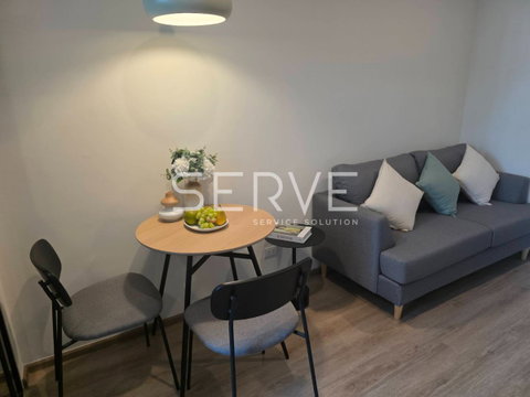 1 Bed Large Room City View Fully furnished New Condo Good Location Close To MRT Phra Ram 9  220 m.  @ NUE District R9