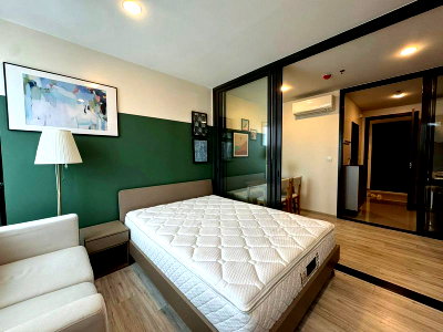 Condos for rent : PFD-08766 Condo for rent XT Huaikhwang , fully furnished, ready to move in, location near MRT Huai Khwang, only 75 meters 🏙️High floor, great✨