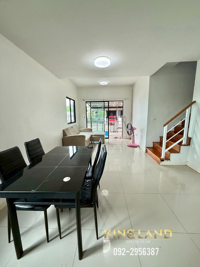 รูป 🏡 #ให้เช่าทาวน์โฮมส์2ชั้นหลังริม ปลูกต้นไม้เลี้ยงสัตว์ได้สวยสวย #โครงการเดอะคอนเนค43 วงแหวนรามอินทรา2 ราคา15,000/เดือน - รูปที่ 2/16