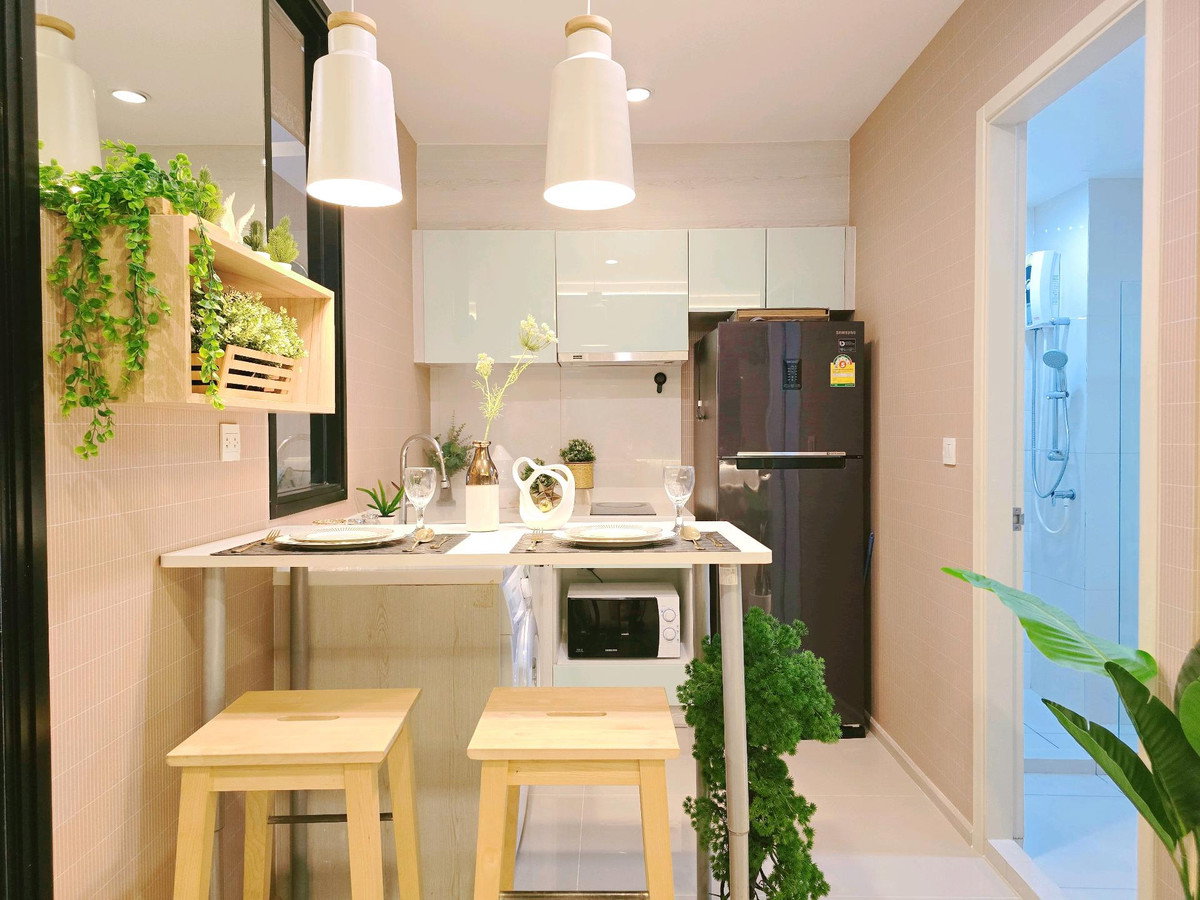 picture 🔥 Life Asoke 1 Bedroom Plus unit, 37 sq.m., near MRT Phetchaburi, only 22,900 THB! ✨ Spacious room with workspace,ready to move in! 🏙️ - 13/17