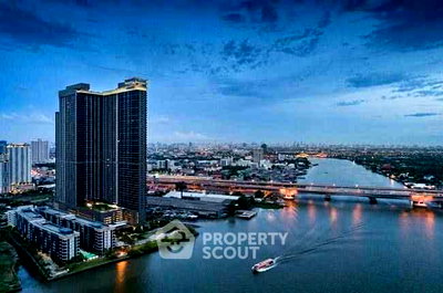 ขายคอนโด : คอนโด 1 ห้องนอน ชั้น 50 ขนาด 31 ตร.ม. The Politan Rive ใกล้ MRT สะพานพระนั่งเกล้า 400 ม. (ID 3068549)
