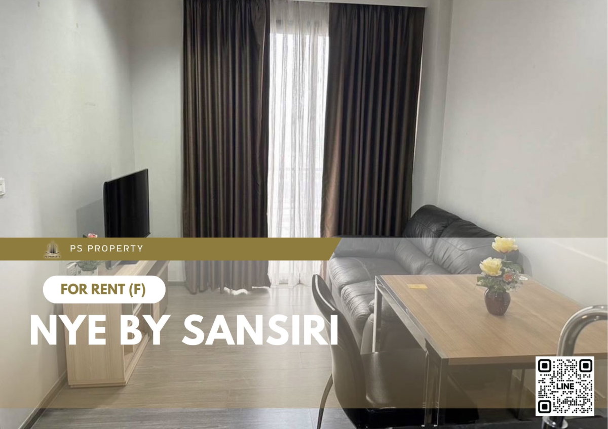For Rent 📍 Nye by Sansiri 📍 Fully furnished and equipped with appliances; near BTS Wongwian Yai.