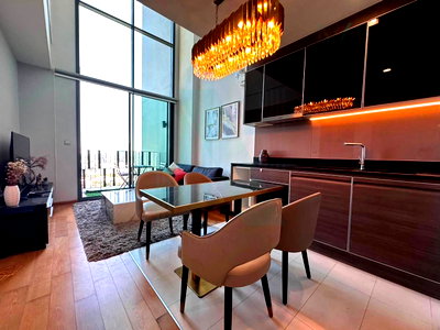 Condos for rent : For Rent Condo KEYNE Building 1, Floor 24,Duplex 2 bed room, Room size 81 sqm