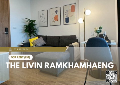 ให้เช่า ✨ The Livin Ramkhamhaeng ✨ ใกล้ MRT Interchange ลำสาลี เฟอร์นิเจอร์ และ เครื่องใช้ไฟฟ้าครบ