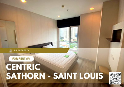 เช่าคอนโด BTS เซนต์หลุยส์ : ให้เช่า ✨ Centric Sathorn - Saint Louis ✨ เฟอร์นิเจอร์ และ เครื่องใช้ไฟฟ้าครบ ใกล้ BTS สุรศักดิ์