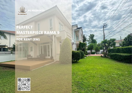 รูปภาพ Detached house for rent 🔥 Perfect Masterpiece Rama 9 🔥 3 bedrooms, 4 bathrooms; fully furnished and equipped with appliances.