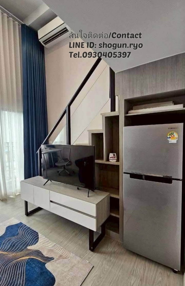 รูป 🚝💯✨ ให้เช่าราคาดีสุด ด่วน! Duplex หรู 2 ชั้น เพดานสูง วิวดี ไม่ร้อน built-in closet ✨Origin Plug and Play Ramkhamhaeng Triple ใกล้เดอะมอลล์บางกะปิ - รูปที่ 6/20