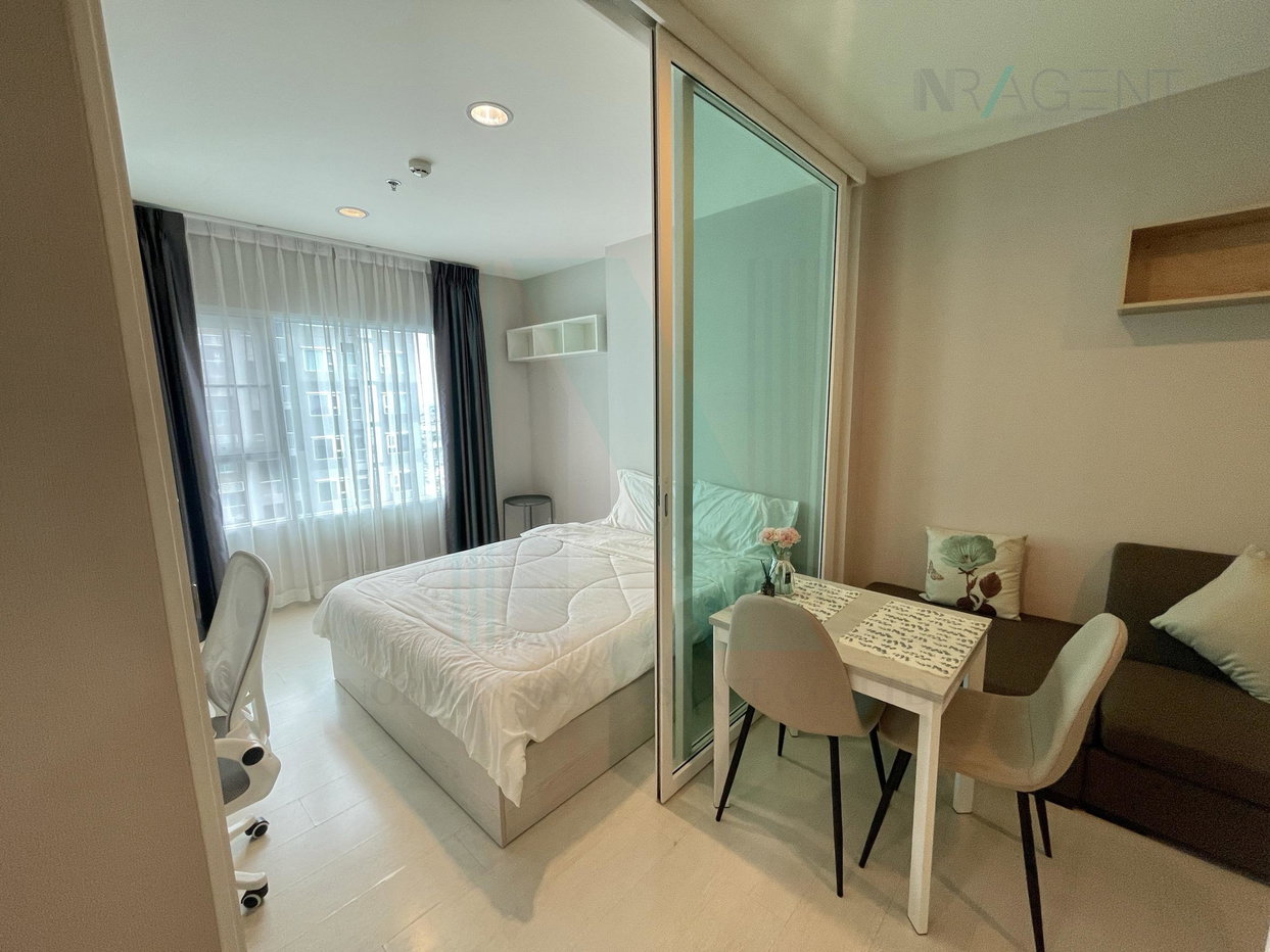 รูป ให้เช่าคอนโด แอสปาย เอราวัณ อาคาร 1 ชั้น 28 1 ห้องนอน ขนาด 29 ตรม ใกล้ Big C Jumbo สำโรง - รูปที่ 2/8