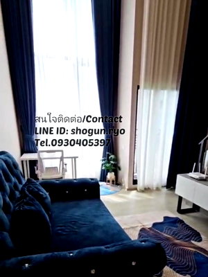 คอนโดให้เช่า : 🚝💯✨ ราคาดีสุด 15k 2 ปี ด่วน! Duplex หรู 2 ชั้น เพดานสูง วิวดี ไม่ร้อน built-in closet ✨Origin Plug and Play Ramkhamhaeng Triple ใกล้เดอะมอลล์บางกะปิ
