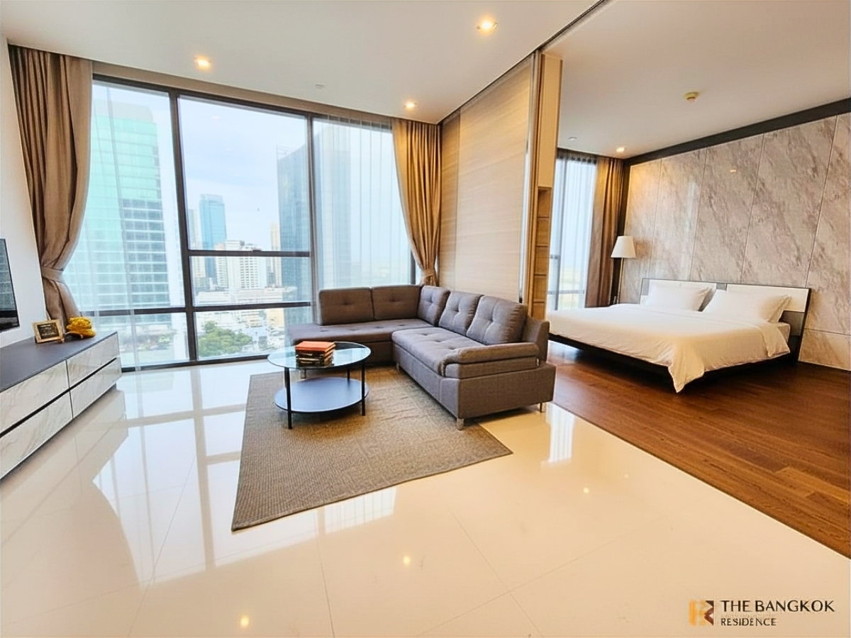 รูป เช่าคอนโด 🌃 The Bangkok Sathorn 1นอน 61.60ตร.ม. 40k 💫 ยูนิตชั้นสูง วิวสวย ใกล้ BTS สุรศักดิ์  - รูปที่ 3/8