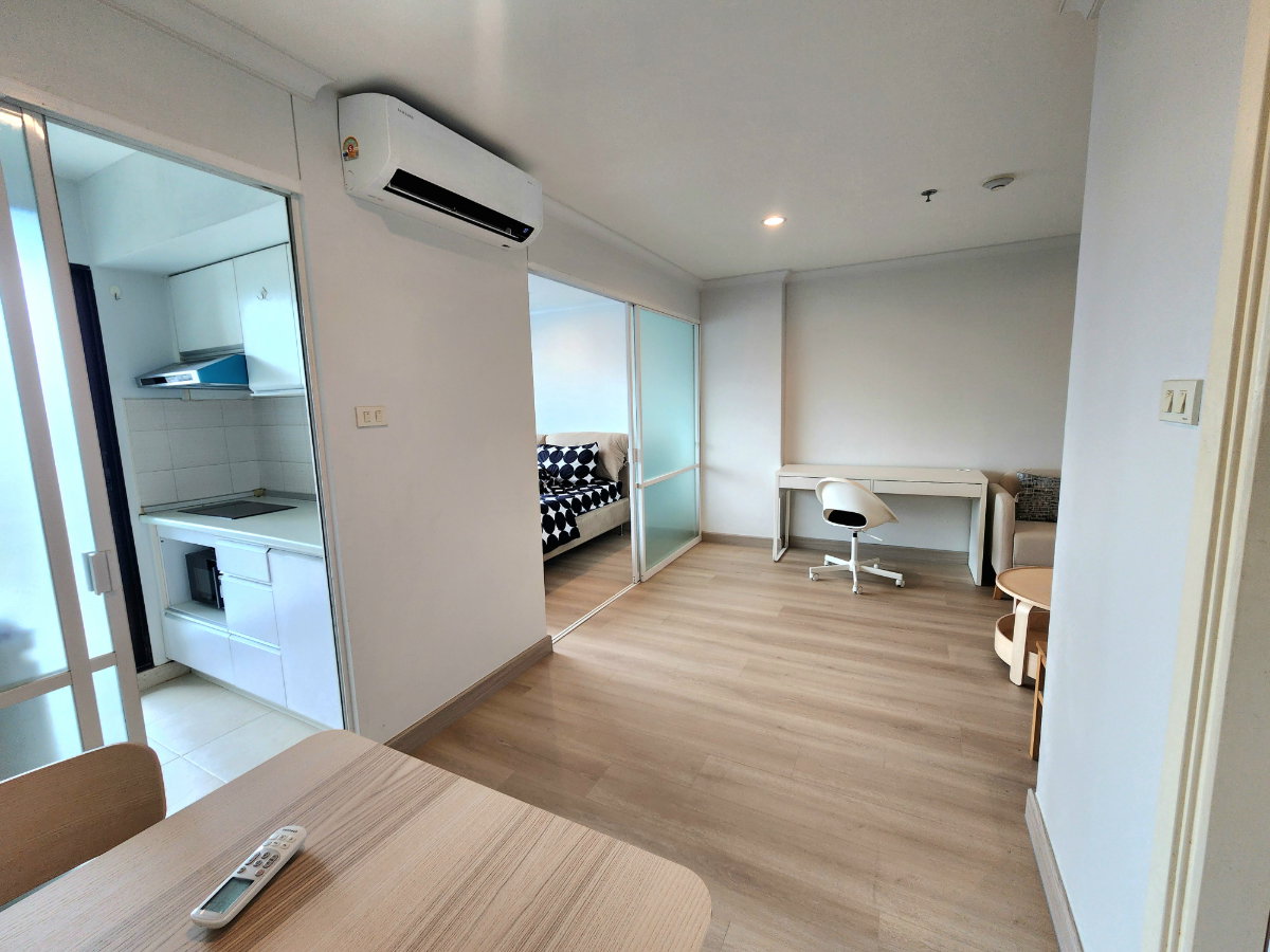 รูป สถานะตามภาพปก**ห้องใหญ่สุด มีรถรับส่งศิริราช ส่งธรรมศาสตร์ และ เทเวศUN **ให้เช่า ลุมพินี สวีท พระราม 8 ห้องสวย วิวสวยด้วย SN086.6 - รูปที่ 3/35