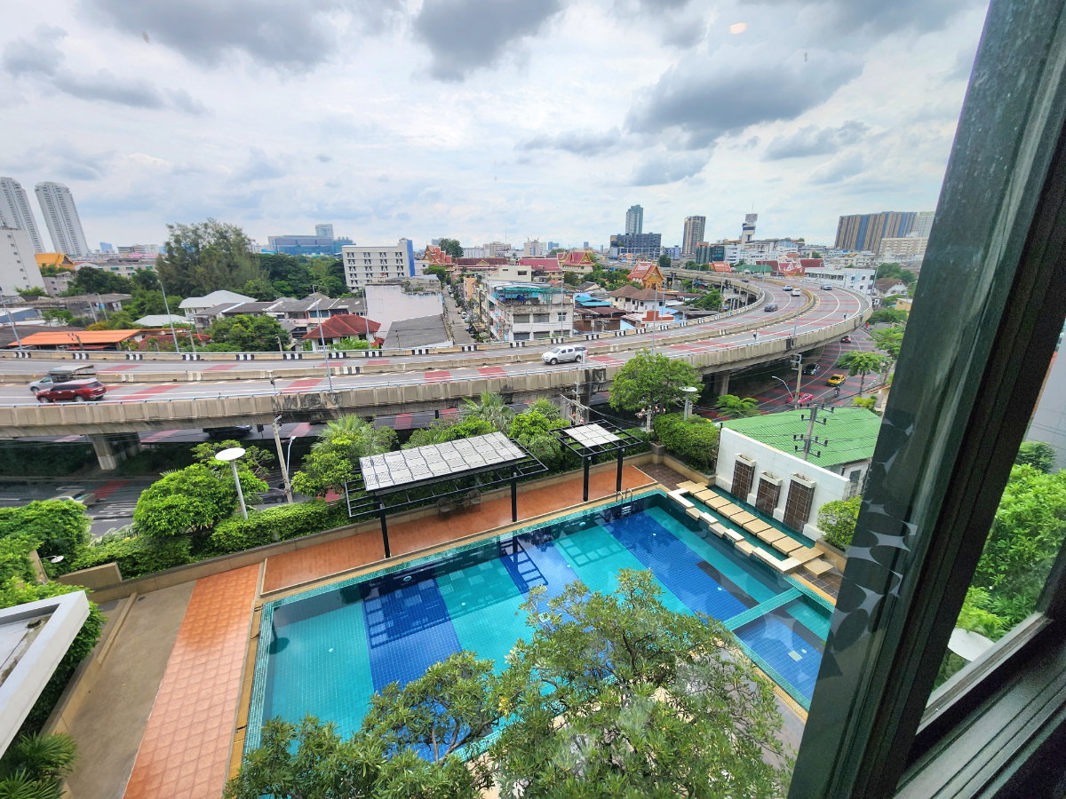 รูป สถานะตามภาพปก**ห้องใหญ่สุด มีรถรับส่งศิริราช ส่งธรรมศาสตร์ และ เทเวศUN **ให้เช่า ลุมพินี สวีท พระราม 8 ห้องสวย วิวสวยด้วย SN086.6 - รูปที่ 18/35
