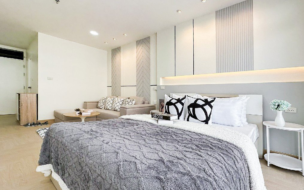 คอนโดฝักข้าวโพด Corn Condo รามคำแหง40  คอนโดห้องกว้างใกล้ 𝗠𝗥𝗧 แยกลำสาลี 