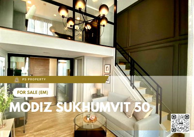 ขายคอนโด : ขายด่วน 🔥 MODIZ Sukhumvit 50 🔥 ห้องใหม่ เดินทางสะดวก ใกล้ BTS อ่อนนุช