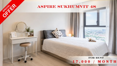 🚆✨ Prime Condo Location For Rent 📍 Aspire Sukhumvit 48  (Line: @rent2022) | Near BTS Phra Khanong  ✨ Ready to move in! ✨ 📌 Ref Code: A11220