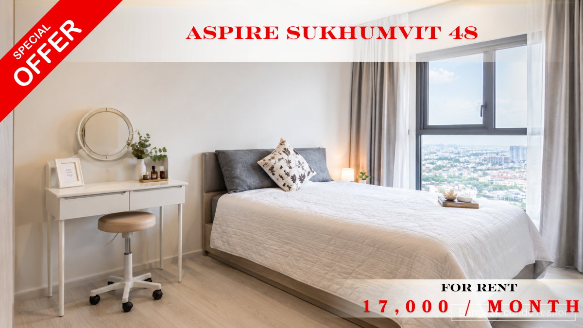 picture 🚆✨ Prime Condo Location For Rent 📍 Aspire Sukhumvit 48 (Line: @rent2022) | Near BTS Phra Khanong ✨ Ready to move in! ✨ 📌 Ref Code: A11220 - 1/14