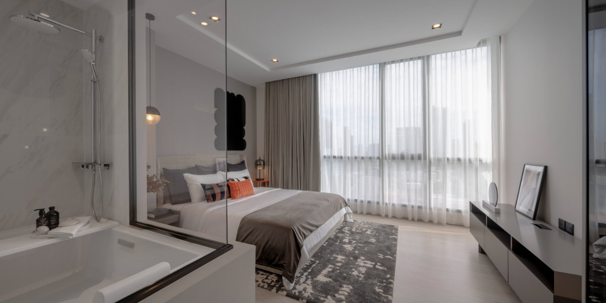 รูป The Room Sukhumvit 38 2 ห้องนอนหลุดโอน ราคาตรงโครงการ เฟอร์ครบ ฟรีค่าใช้จ่าย - รูปที่ 4/8