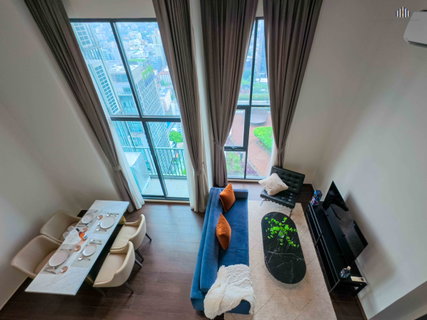 Garden and City View Exclusive to only this unit!! 4.5-meter Double Volume Ceiling Loft Studio Condo for SALE at C Ekkamai, 2BR 68 Sq.m | #TPI-3249
