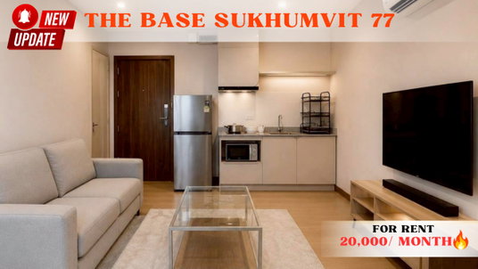 รูปภาพ 🍀🍀 Beautiful Condo🌸 For Rent 📌 The Base SKV 77 (Line:@rent2022) Ready to move-in🔖 A03899