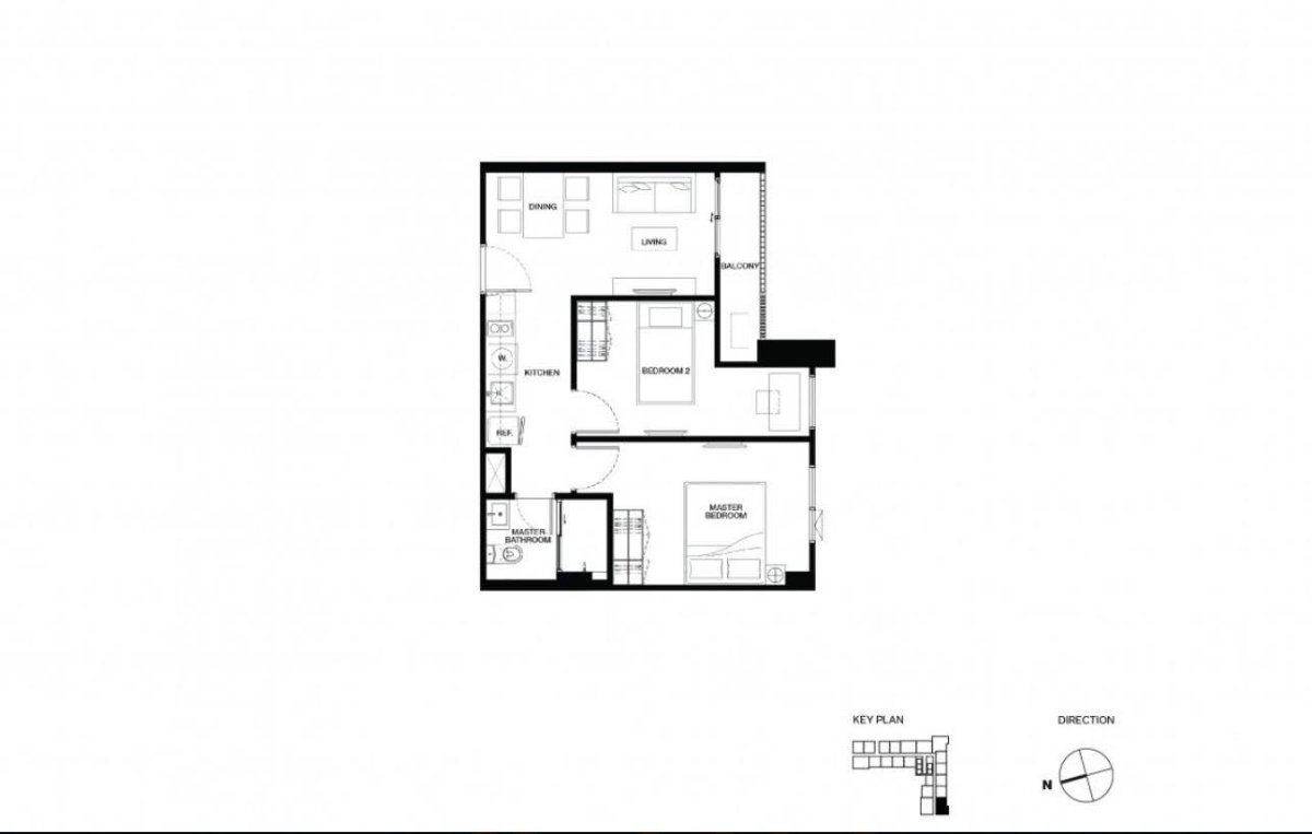 picture Metris Rama 9 – Ramkhamhaeng | 2-Bedroom Corner Unit | Pet Friendly | Ready to Move In - 9/9