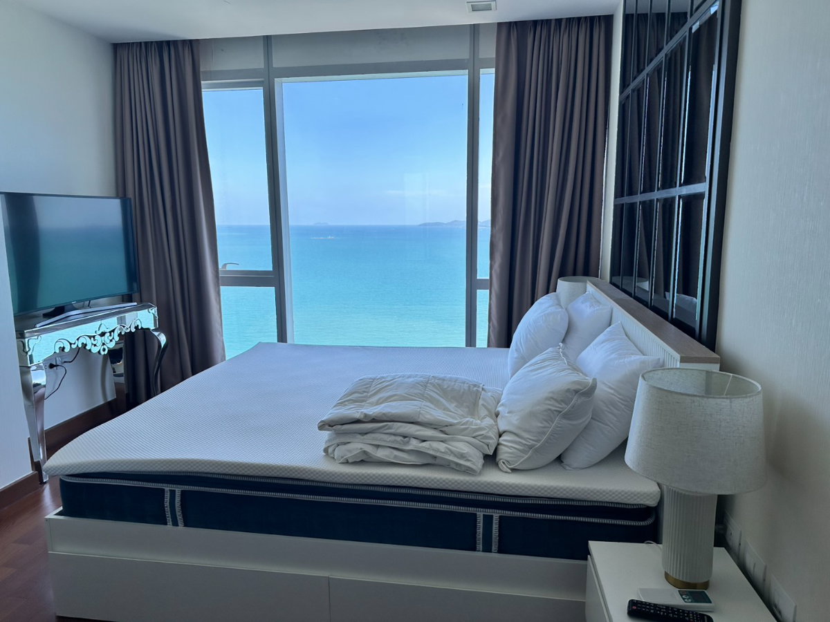 รูป For rent condo The Palm wongamat beach front Pattaya (S03-1970) - รูปที่ 9/23
