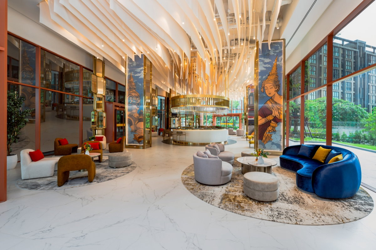 รูป Cassia Rama 9 Bangkok 🏨 ลงทุนกับโรงแรม รับผลตอบแทนสูงสุด 8% ต่อปี พร้อมสัญญาเช่า 14 ปี  ราคาเริ่มต้น 4.99 ล้านบาท  ห้องขนาด 37 ตร.ม    - รูปที่ 2/17