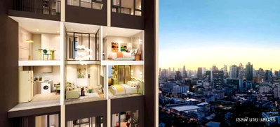 ขายคอนโด : ​🏢ห้ามพลาดเหมาะทั้งอยู่เองและลงทุน ทำเลพระราม 4 ดีมานด์คนทำงานแน่น XELF By Sansiri ขายดาวน์ 2 แสน ราคานี้หาไม่ได้แล้ว💥 โทร 065-4496399
