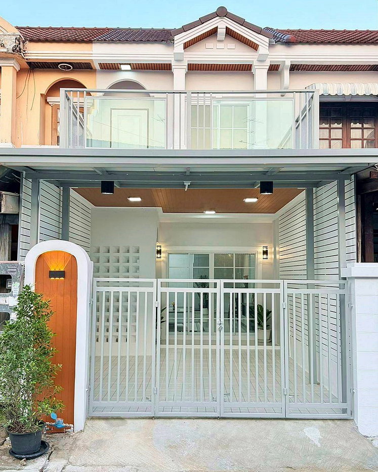 รูป บ้านสวย 3 ห้องนอน #หมู่บ้านนันทนา การ์เด้นท์ 2 ท่าอิฐ รัตนาธิเบศร์ รีโนเวทใหม่ ใกล้ MRT บางรักน้อย ท่าอิฐ - รูปที่ 1/20