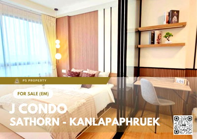 ขายคอนโด : ขายด่วน 🔥 J Condo Sathorn - Kanlapaphruek 🔥 ห้องแต่งใหม่ พร้อมเข้าอยู่ วิวเมือง
