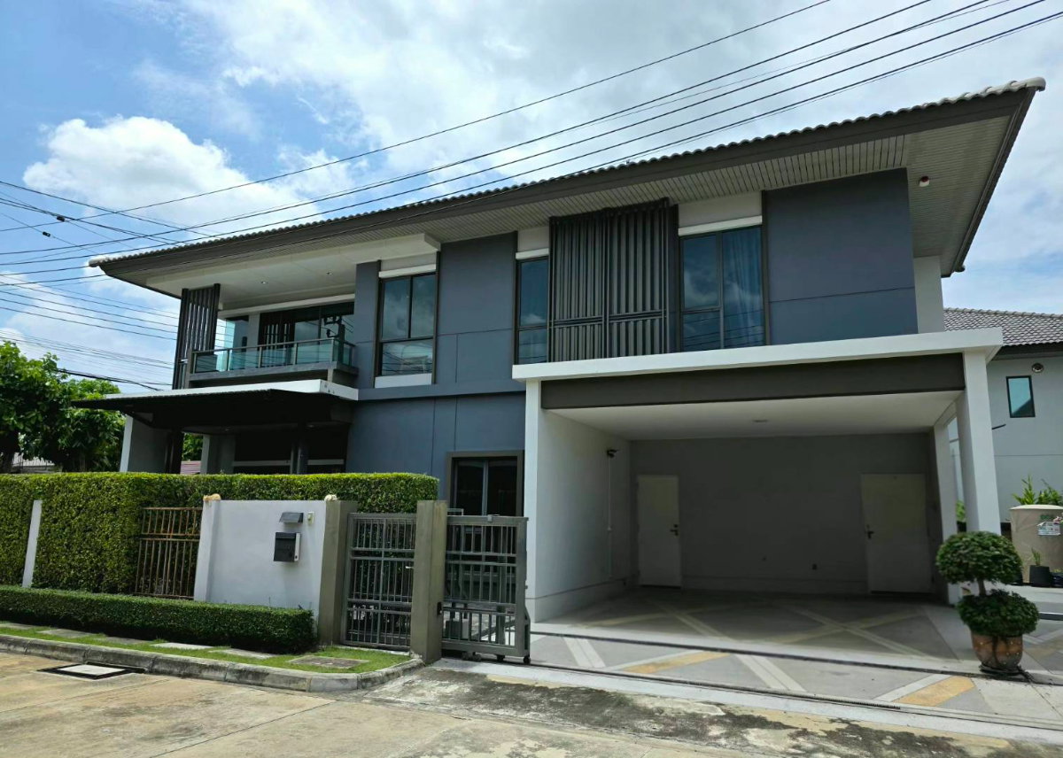 picture For Rent: Corner-Plot Detached House, Burasiri Ratchaphruek-345 — Move-In Ready - 1/7