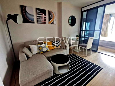 Condos for rent : 1 Bed Large Room City View Fully furnished Good Location Close To MRT Lat Phrao 150 m.  @ Life @ Ladprao 18 