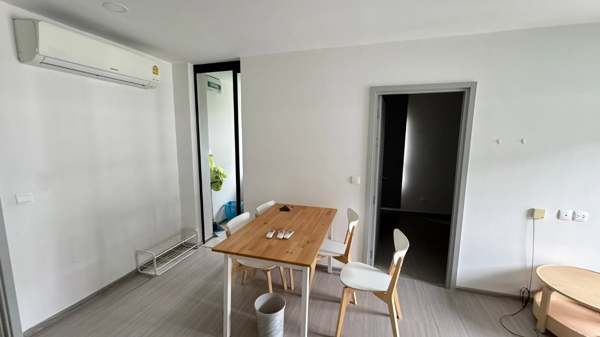 รูป Condo for RENT : Aspire Sukhumvit Onnut  𝐒𝐢𝐳𝐞 :  45 sqm. 2 Bed / 1 Bath / Corner room /Pool view  𝐅𝐥𝐨𝐨𝐫 :  6th   ✅เFully furnished - รูปที่ 3/13