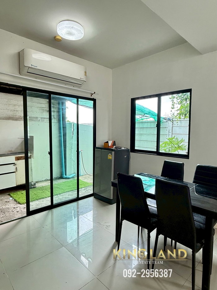 รูป 🏡 #ให้เช่าทาวน์โฮมส์2ชั้นหลังริม ปลูกต้นไม้เลี้ยงสัตว์ได้สวยสวย #โครงการเดอะคอนเนค43 วงแหวนรามอินทรา2 ราคา15,000/เดือน - รูปที่ 3/16