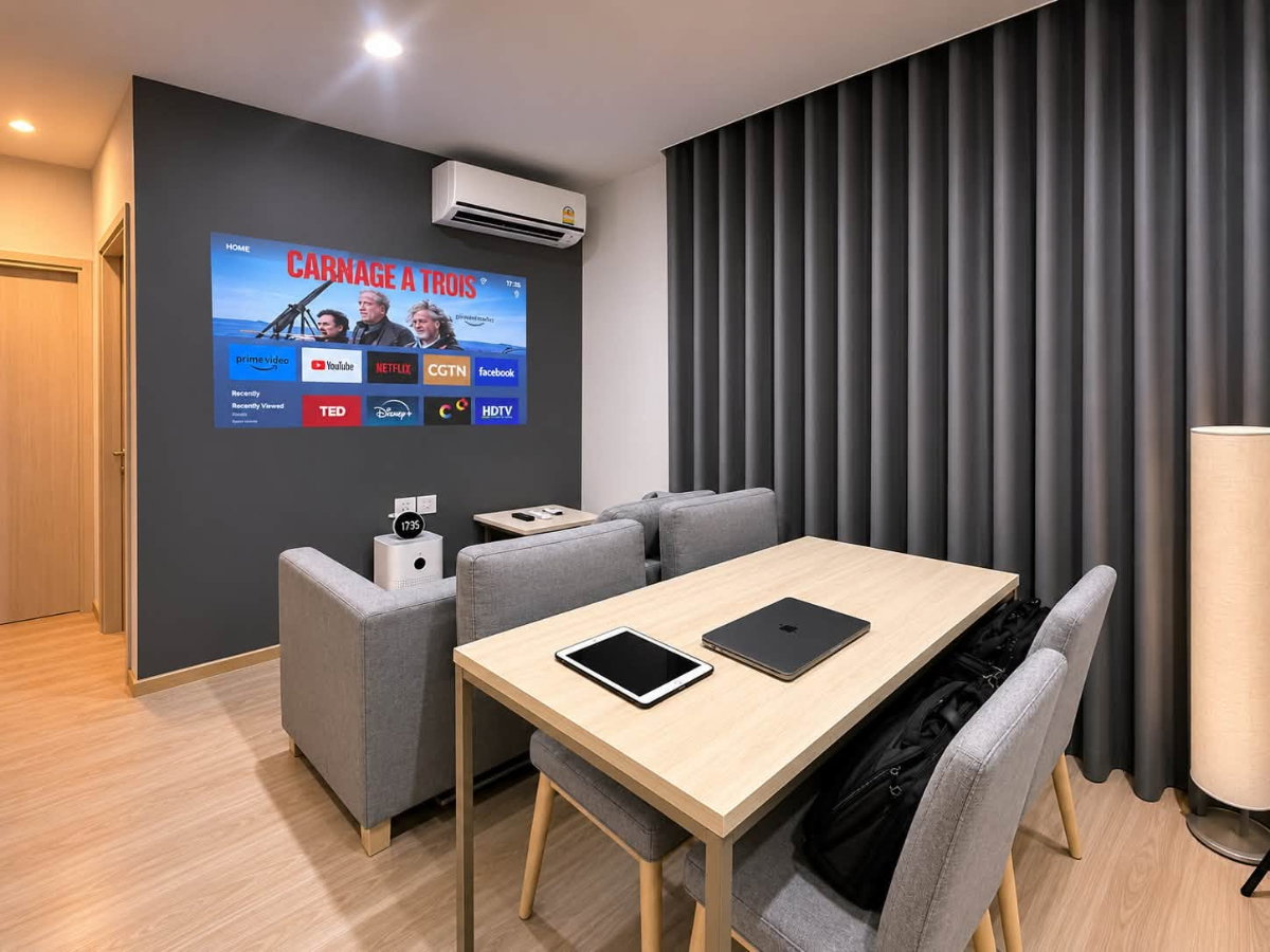picture For Rent Condo NOBLE REVOLVE RATCHADA Building 1, Floor 12,2 bed room, Room size 54 sqm - 1/10