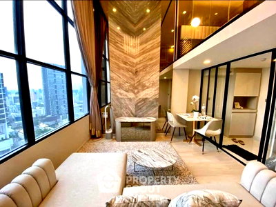 คอนโดให้เช่า : คอนโด 1 ห้องนอน Knightsbridge Prime Sathorn ชั้น 38 ใกล้ BTS เซนต์หลุยส์ (ID 2992411)