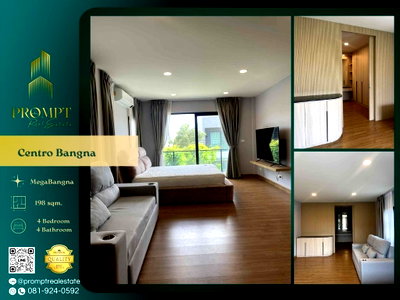 เช่าบ้านเดี่ยว นิคมบางปู(เหนือ) : CD03676 - Centro Bangna : MegaBangna