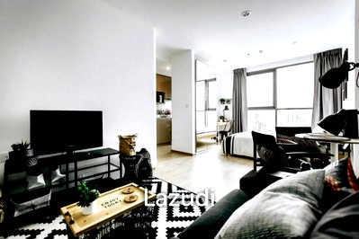ขายคอนโด : 36th Floor 28.5 sqm Studio Condo at Ideo Q Chula-Samyan Bang Rak
