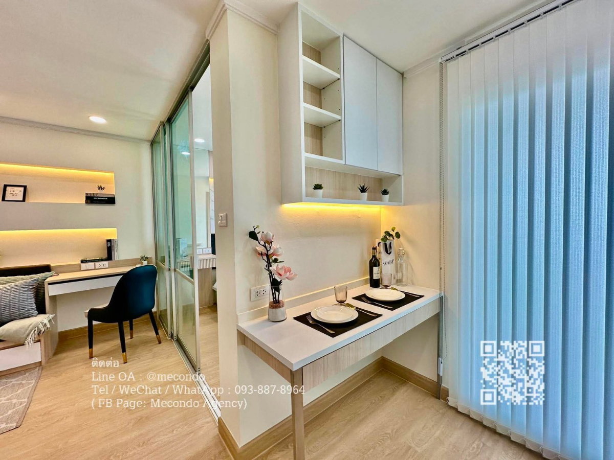 รูป ME2500351 ขายคอนโดแต่งสวย ลุมพินี วิลล์ ลาซาล-แบริ่ง ห้องมุม วิวสวย ลมดี  - รูปที่ 7/19