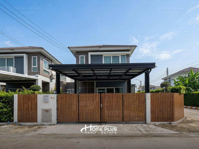 ขายบ้านแฝด : ขายพร้อมผู้เช่า บ้านแฝดหลังมุม ศุภาลัยวิลล์ บางนา–วงแหวน 44.2 ตร.ว. พร้อมอยู่ ทำเลใกล้เมกาบางนาและสนามบินสุวรรณภูมิ
