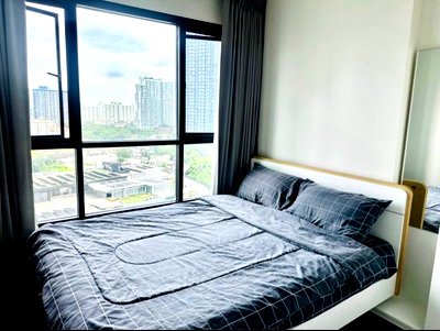 คอนโดให้เช่า : The Base Park West Sukhumvit 77 (ห้องใหม่ ชั้นสูง พร้อมเข้าอยู่) [CC-01]