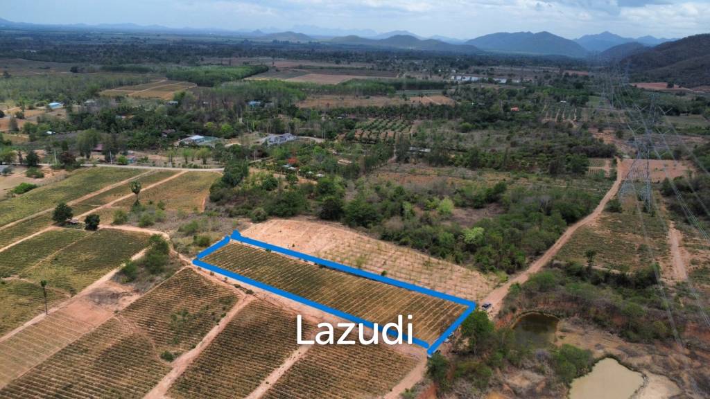 รูป ที่ดินเปล่า 2988 ตร.ม. รูปแปลงสวย ใกล้ภูเขา ย่านทับใต้ หัวหิน - รูปที่ 2/5