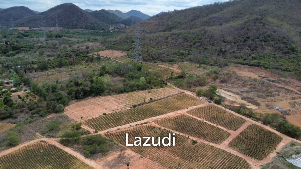 รูป ที่ดินเปล่า 2988 ตร.ม. รูปแปลงสวย ใกล้ภูเขา ย่านทับใต้ หัวหิน - รูปที่ 4/5