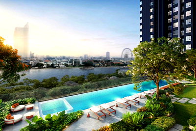 ขายคอนโด : ​🏙️ วิวเมืองฉ่ำๆ จากชั้น 13 ฟรีเฟอร์นิเจอร์รอบพิเศษครบชุด LOVE เจริญนคร คอนโดใหม่เลี้ยงสัตว์ได้ ราคา 2.59 ลบ.⭐️ขายดาวน์ 290,000.- Line: @whitesand