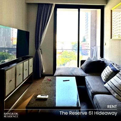 คอนโดให้เช่า : เช่าคอนโด💥 The Reserve 61 Hideaway 2นอน 67ตร.ม. 60k 💎 ห้องสวยราคาดีที่สุด ใกล้ BTS เอกมัย 