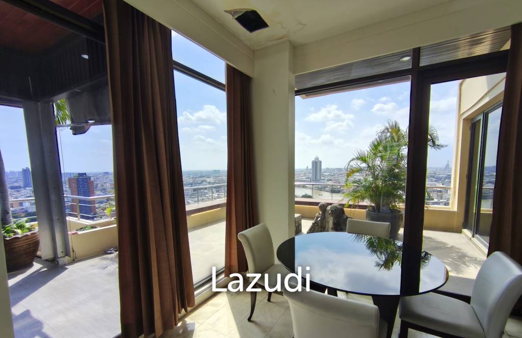 รูป 301 sqm high floor condo Baan Chao Praya Khlong San - รูปที่ 4/10